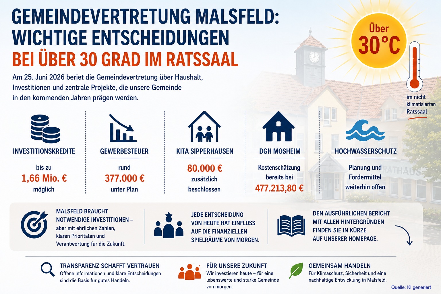 Konstituierende Sitzung der Gemeindevertretung Malsfeld